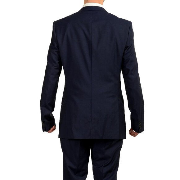 Hugo Boss Men's "Huge2/Genius1" Slim Fit 100% Wool Two Button Suit US 44L IT 54L - Picture 3 of 13